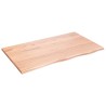 Dessus de table marron clair 100x60x2 cm bois chêne traité 567295567295