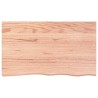 Dessus de table marron clair 100x60x2 cm bois chêne traité 567295567295