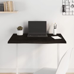 Dessus de bureau marron foncé 80x60x2 cm bois chêne traité 567296567296