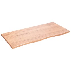 Dessus de table marron clair 100x50x2 cm bois chêne traité 567297567297