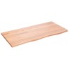 Dessus de table marron clair 100x50x2 cm bois chêne traité 567297567297