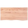 Dessus de table marron clair 100x50x2 cm bois chêne traité 567297567297