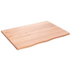 Dessus de table marron clair 80x60x2 cm bois chêne traité 567298567298