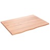 Dessus de table marron clair 80x60x2 cm bois chêne traité 567298567298