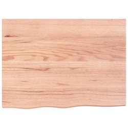 Dessus de table marron clair 80x60x2 cm bois chêne traité 567298567298