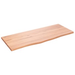 Dessus de table marron clair 100x40x2 cm bois chêne traité 567300567300