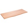 Dessus de table marron clair 100x40x2 cm bois chêne traité 567300567300