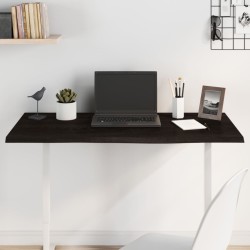 Dessus de bureau marron foncé 100x50x2 cm bois chêne traité 567301567301