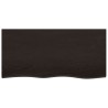 Dessus de bureau marron foncé 100x50x2 cm bois chêne traité 567301567301
