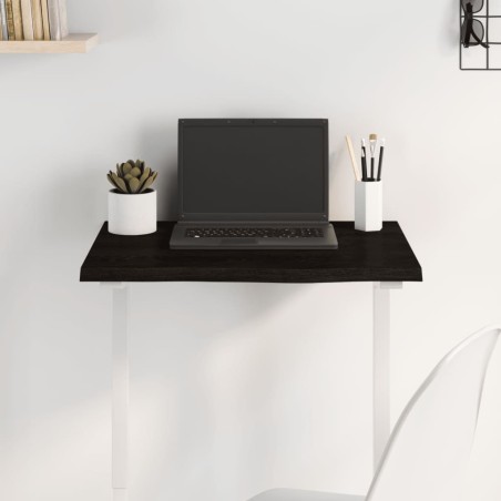 Dessus de bureau marron foncé 60x50x2 cm bois chêne traité 567304567304