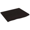 Dessus de bureau marron foncé 60x50x2 cm bois chêne traité 567304567304