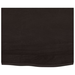 Dessus de bureau marron foncé 60x50x2 cm bois chêne traité 567304567304