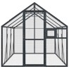 Volière anthracite 1,79x3x1,85 m aluminium 567322567322
