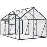 Volière anthracite 1,79x3x1,85 m aluminium 567322567322