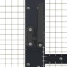 Volière anthracite 1,79x3x1,85 m aluminium 567322567322