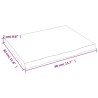Comptoir de salle de bain 40x30x2 cm bois massif non traité 567323567323