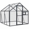 Volière anthracite 1,79x2x1,85 m aluminium 567333567333