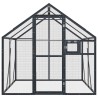 Volière anthracite 1,79x2x1,85 m aluminium 567333567333