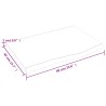 Comptoir de salle de bain marron foncé 60x40x2 cm bois traité 567339567339