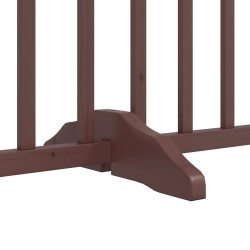 Barrière pour chien porte pliable 12 panneaux bois de peuplier 567344567344
