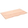Dessus de table 100x60x2 cm bois de chêne massif non traité 567350567350