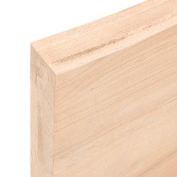Dessus de table 100x60x2 cm bois de chêne massif non traité 567350567350
