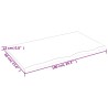 Dessus de table 100x60x2 cm bois de chêne massif non traité 567350567350