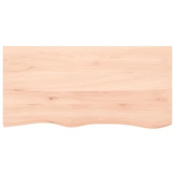 Dessus de table 100x50x(2-4) cm bois de chêne massif non traité 567351567351