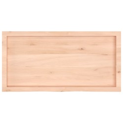 Dessus de table 100x50x(2-4) cm bois de chêne massif non traité 567351567351