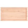 Dessus de table 100x50x(2-4) cm bois de chêne massif non traité 567351567351