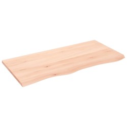 Dessus de table 100x50x2 cm bois de chêne massif non traité 567352567352