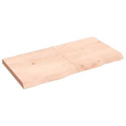 Dessus de table 120x60x(2-6) cm bois de chêne massif non traité 567353567353