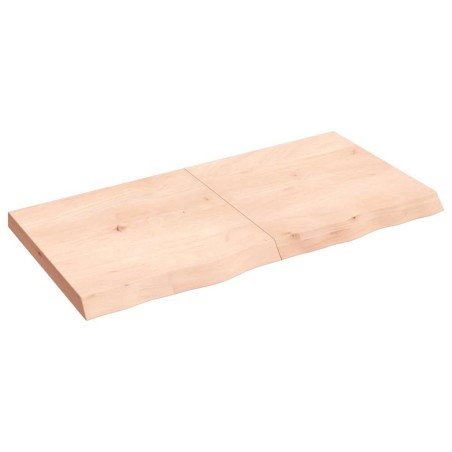 Dessus de table 120x60x(2-6) cm bois de chêne massif non traité 567353567353
