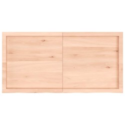 Dessus de table 120x60x(2-6) cm bois de chêne massif non traité 567353567353