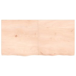 Dessus de table 120x60x(2-6) cm bois de chêne massif non traité 567353567353