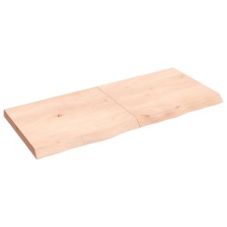 Dessus de table 140x60x(2-6) cm bois de chêne massif non traité 567354567354