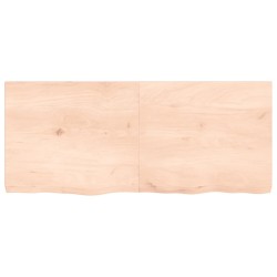 Dessus de table 140x60x(2-6) cm bois de chêne massif non traité 567354567354