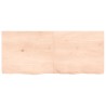 Dessus de table 140x60x(2-6) cm bois de chêne massif non traité 567354567354