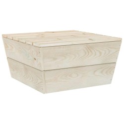 Table de jardin 60x60x30 cm Bois d'épicéa imprégné 567355567355