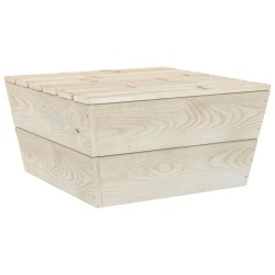 Tables de jardin 2 pcs 60x60x30 cm Bois d'épicéa imprégné 567356567356