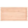 Dessus de table 100x50x(2-6) cm bois de chêne massif non traité 567361567361