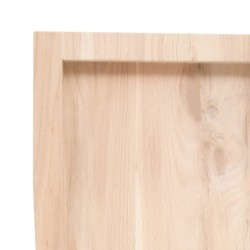 Dessus de table 100x50x(2-6) cm bois de chêne massif non traité 567361567361