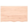 Dessus de table 100x60x(2-4) cm bois de chêne massif non traité 567362567362