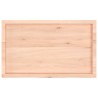 Dessus de table 100x60x(2-4) cm bois de chêne massif non traité 567362567362