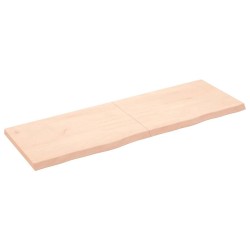 Dessus de table 180x60x(2-6) cm bois de chêne massif non traité 567363567363