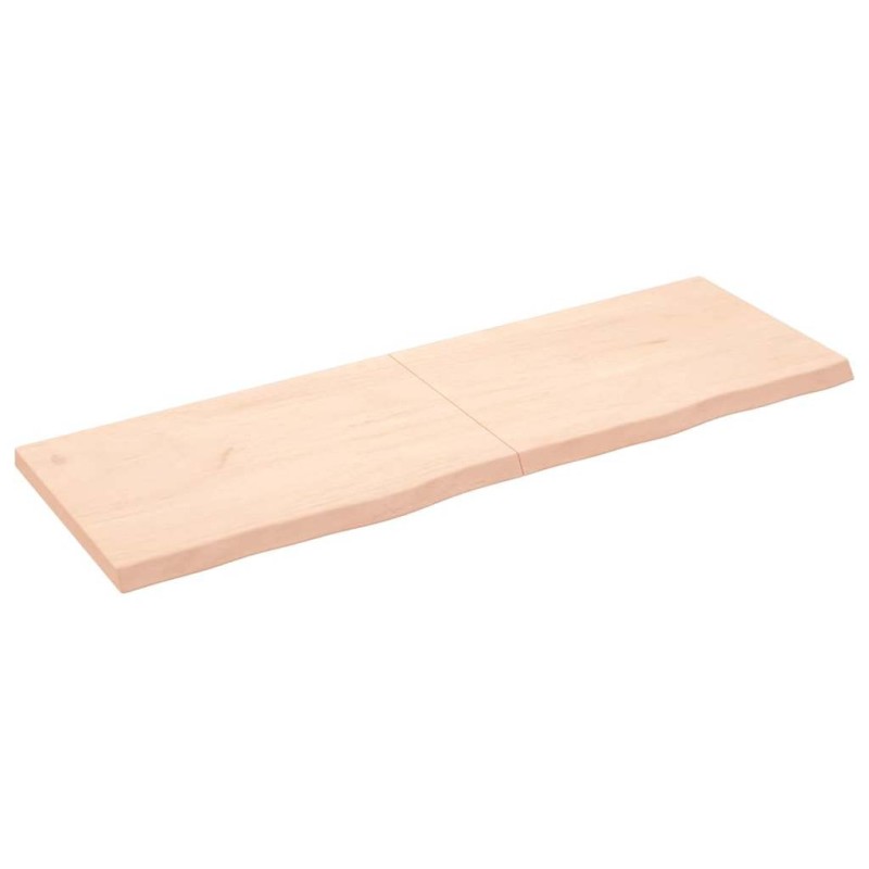 Dessus de table 180x60x(2-6) cm bois de chêne massif non traité 567363567363