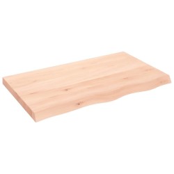 Dessus de table 100x60x(2-6) cm bois de chêne massif non traité 567370567370