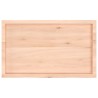 Dessus de table 100x60x(2-6) cm bois de chêne massif non traité 567370567370