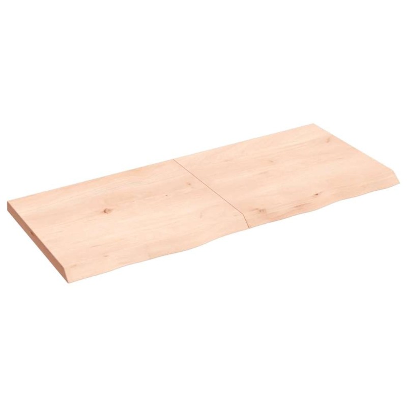 Dessus de table 120x50x(2-4) cm bois de chêne massif non traité 567375567375