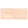 Dessus de table 120x50x(2-4) cm bois de chêne massif non traité 567375567375